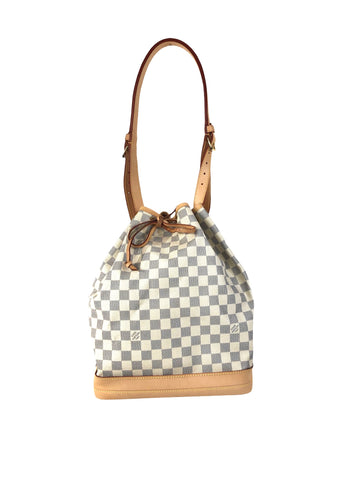 Noe Bucket Bag Damier Azur
