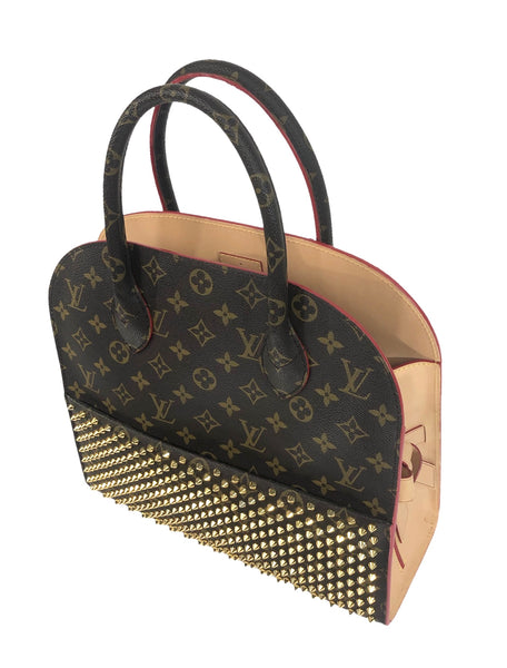 Louis Vuitton Monogram Iconoclasts Shopping Bag designed by Christian Louboutin