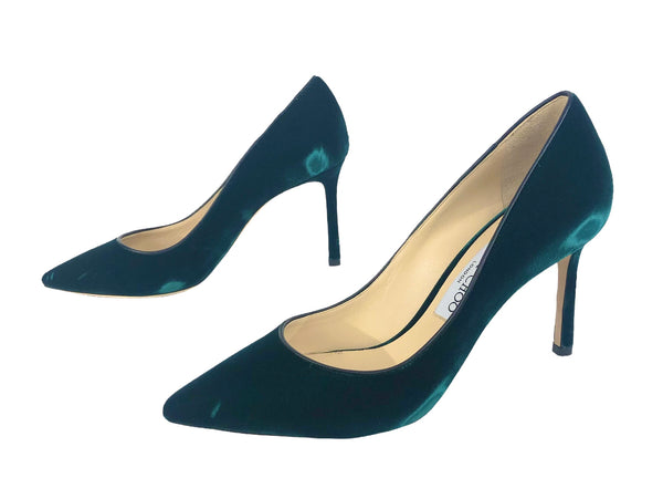 Velvet Pumps | Size US 7.5 - IT 38