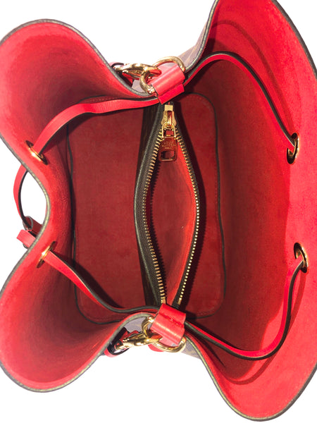 NéoNoé Monogram Shoulder Bag - Crossbody Poppy