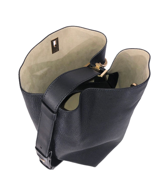 GV Bucket Bag Goatskin Leather Medium