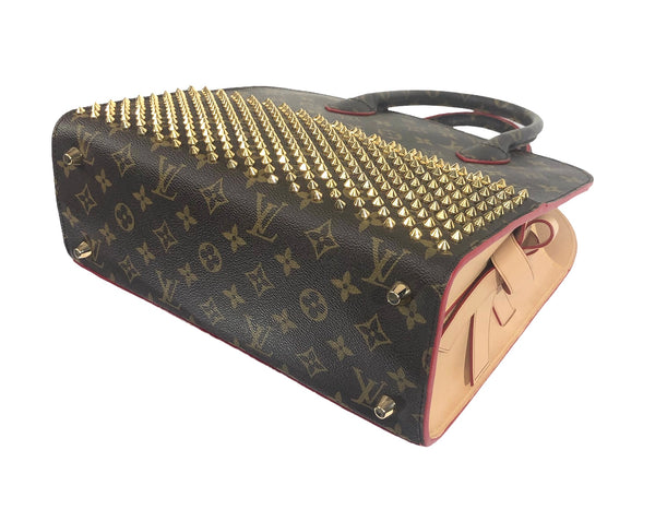 Louis Vuitton Monogram Iconoclasts Shopping Bag designed by Christian Louboutin