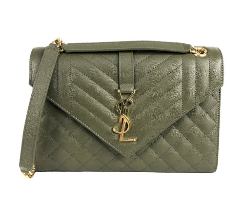 Medium YSL Envelope Chain Shoulder Bag