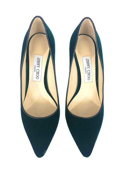 Velvet Pumps | Size US 7.5 - IT 38