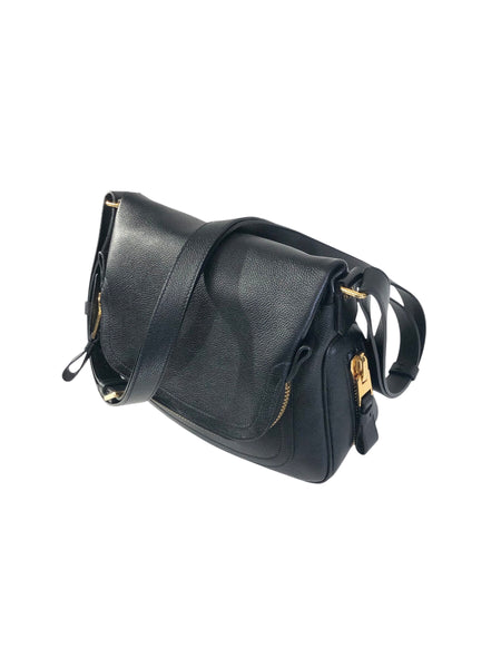 Jennifer Medium Double Strap Bag Grained Calf Leather