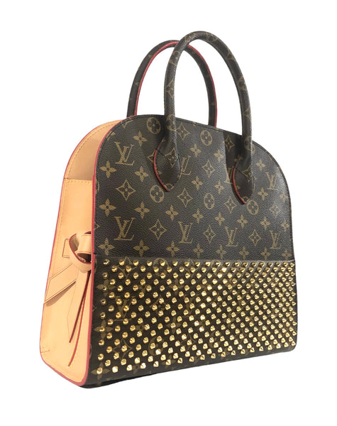 Louis Vuitton Monogram Iconoclasts Shopping Bag designed by Christian Louboutin