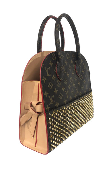 Louis Vuitton Monogram Iconoclasts Shopping Bag designed by Christian Louboutin