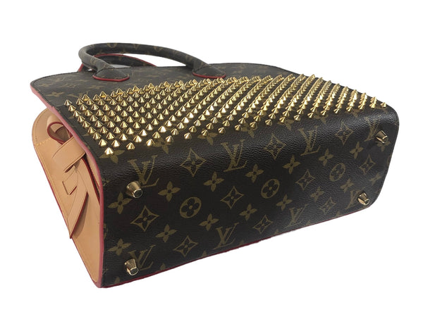 Louis Vuitton Monogram Iconoclasts Shopping Bag designed by Christian Louboutin