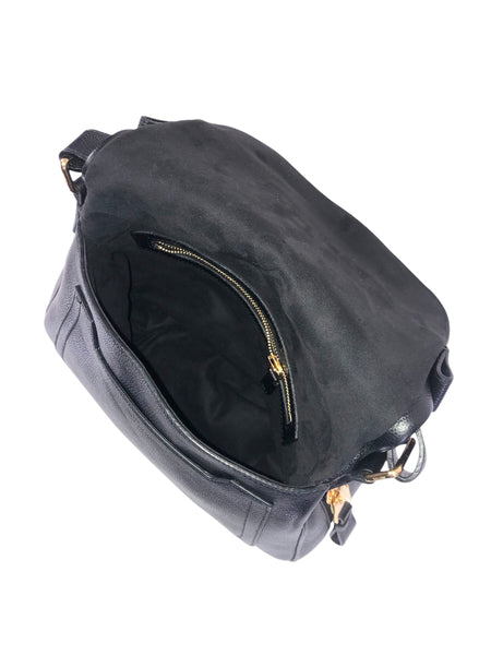Jennifer Medium Double Strap Bag Grained Calf Leather