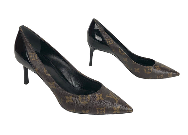 Monogrammed Patent Cherie Pump | Size US 8.5 to 9 - IT 39.5