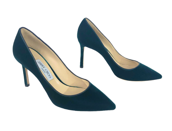 Velvet Pumps | Size US 7.5 - IT 38
