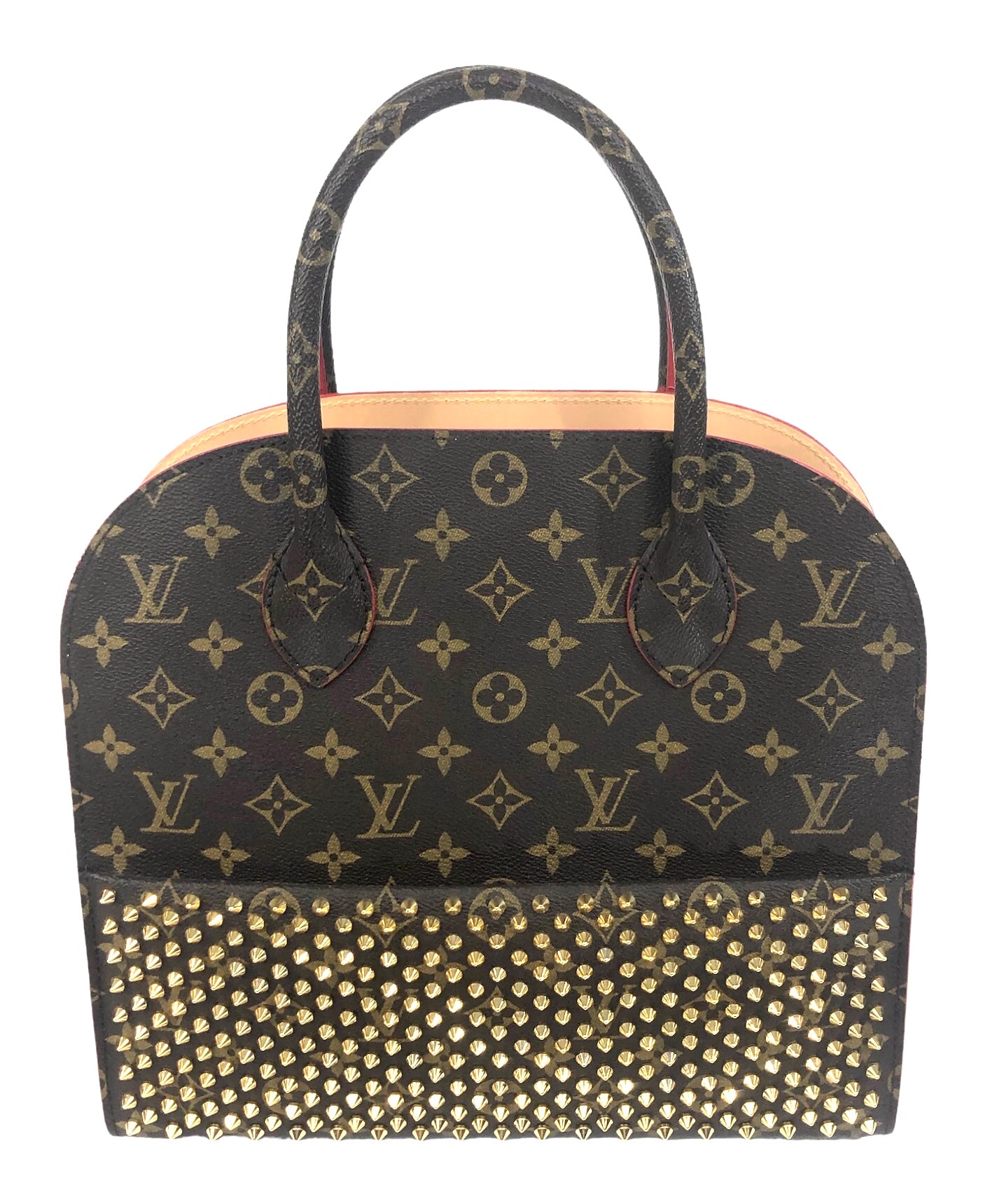 Louis Vuitton Monogram Iconoclasts Shopping Bag designed by Christian Louboutin