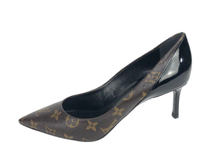 Monogrammed Patent Cherie Pump | Size US 8.5 to 9 - IT 39.5