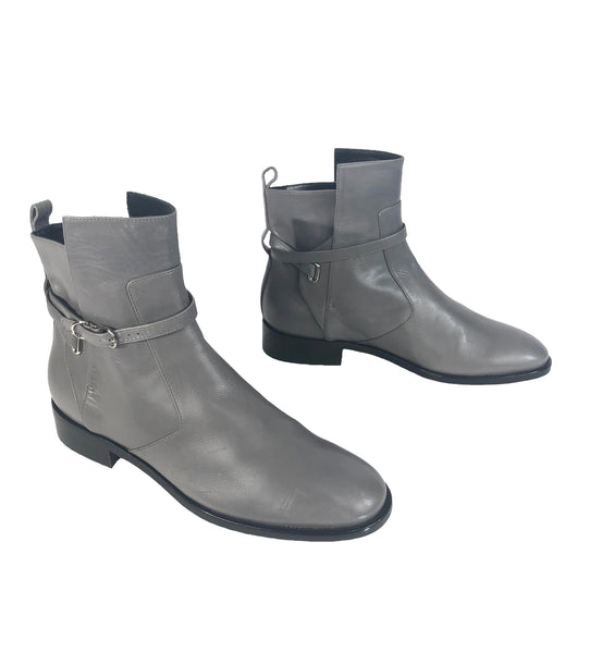 Ankle Strap Flat Boots | Size US 8 - IT 38