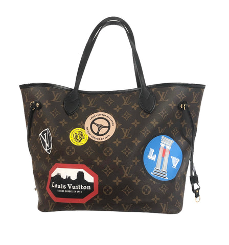 Limited Edition Neverfull MM "My LV World Tour" Tote