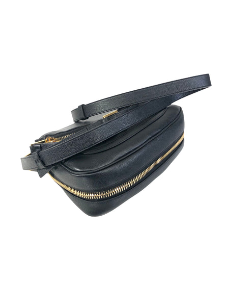 Jennifer Medium Double Strap Bag Grained Calf Leather
