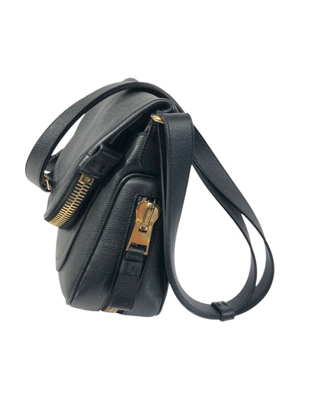 Jennifer Medium Double Strap Bag Grained Calf Leather