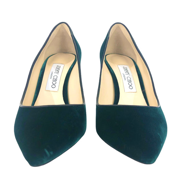 Velvet Pumps | Size US 7.5 - IT 38