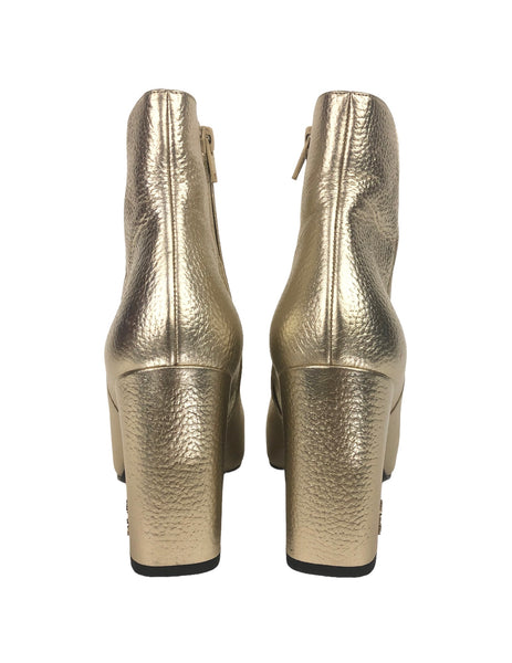 Babies Metallic Ankle Boot | Size US 8 | IT 38