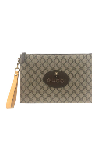 Neo Vintage GG Supreme Pouch Wristlet Bag