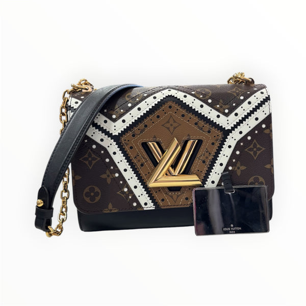 Louis Vuitton Brogue Monogram Canvas Twist MM Bag