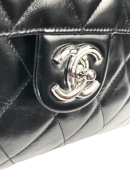 Glazed Calfskin Delivery Tote Large