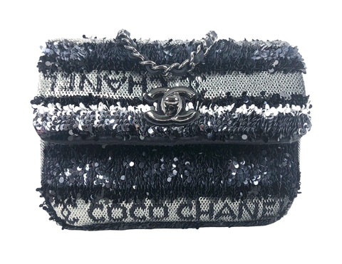 2022 Sequin Coco Clutch with Chain