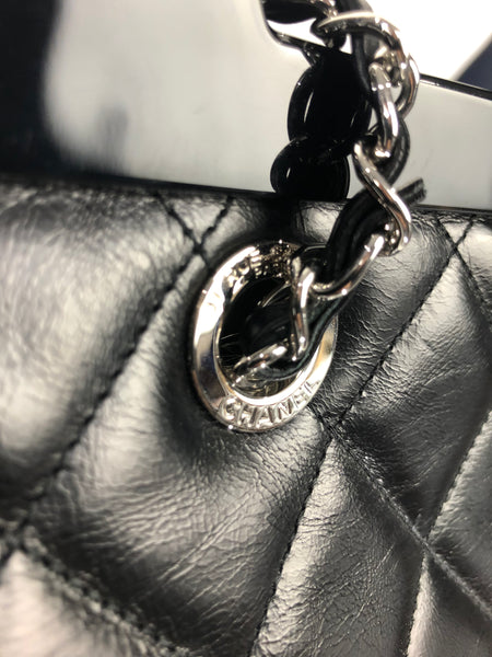 Glazed Calfskin Delivery Tote Large