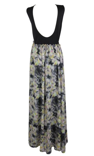 Open Back Floral Maxi Dress | Size L