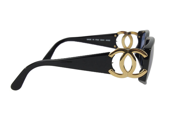 Chanel | Black CC Logo Sunglasses 02461