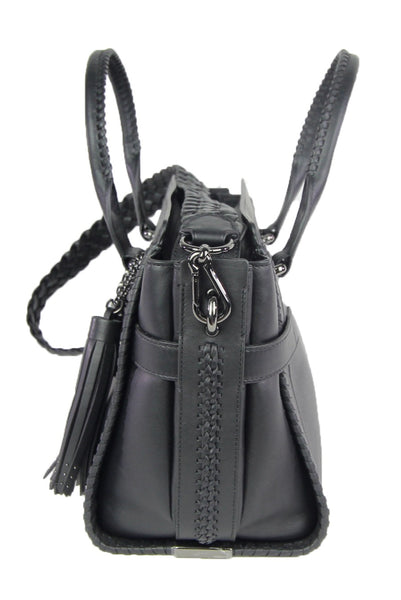 Coach | Black Leather Tote with Shoulder Strap