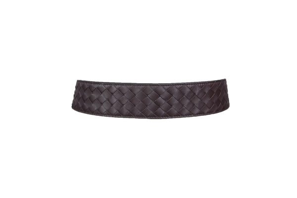 Bottega Veneta |  Woven Leather O Ring Belt || Size 32