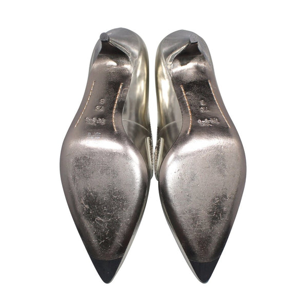 Silver Heeled Loafer | Size 7.5