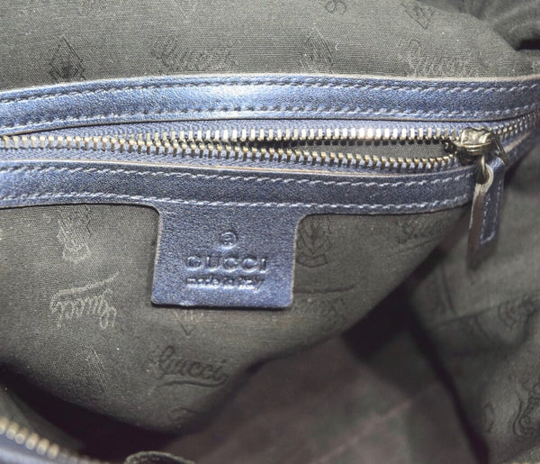 Metallic Calfskin Medium Galaxy Hobo Blue
