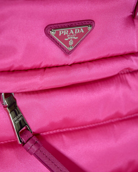Prada | Tesuto Bomber 2WAY Shoulder Bag PINK