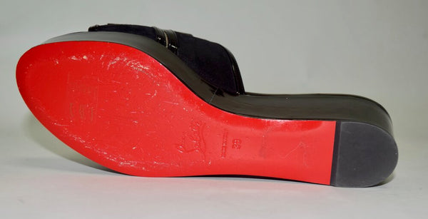 Daisy Doll Platform Red Sole Slide Sandal | Size 8.5 C / 39