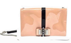 Christian Louboutin  Sweet Charity Nude Patent Cross Body bag – Baggio  Consignment