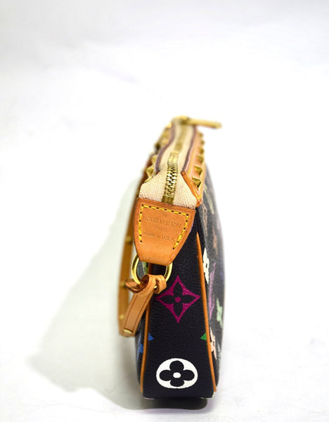 Louis Vuitton | Black Multicolor Pochette Monogram Limited Edition