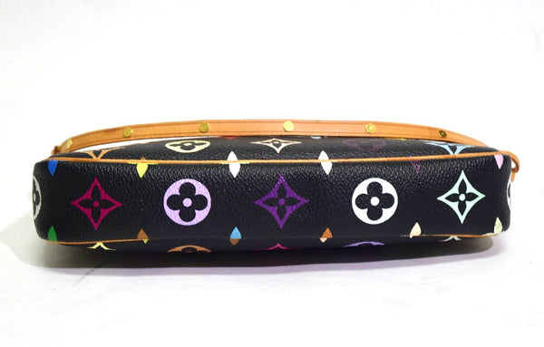 Louis Vuitton | Black Multicolor Pochette Monogram Limited Edition