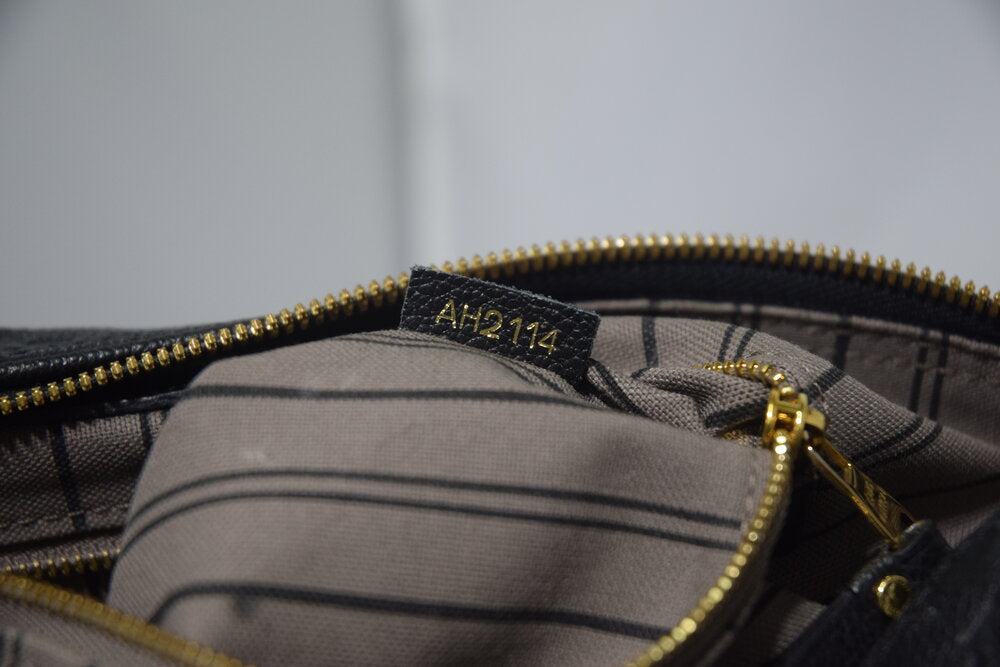 Louis Vuitton  Speedy Bandouliere 30 Empreinte Noir Leather Satchel –  Baggio Consignment