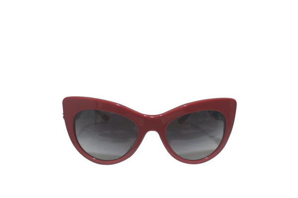 4302  Flower & Lace Red Ruthenium Sunglasses