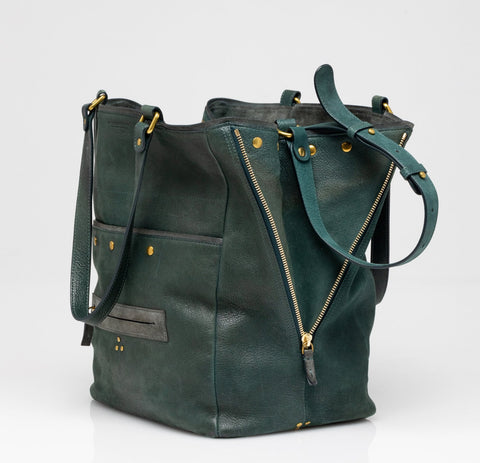 Green Serge Tote