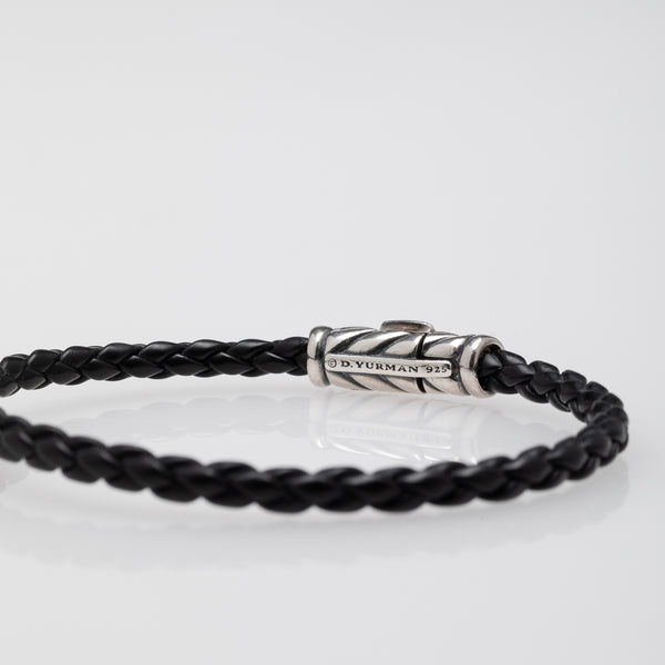 David Yurman | Men's Braided Rubber Chevron Bracelet