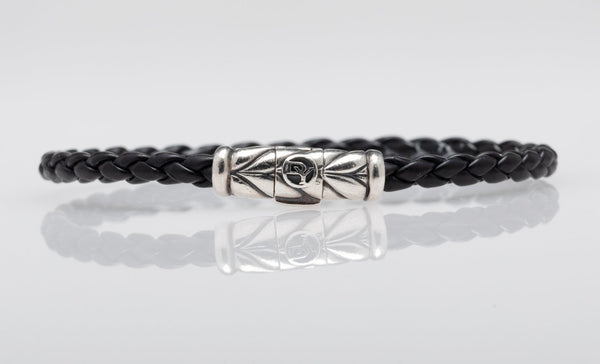 David Yurman | Men's Braided Rubber Chevron Bracelet