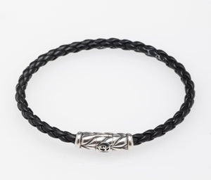 David Yurman | Men's Braided Rubber Chevron Bracelet