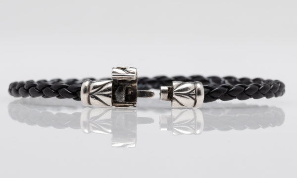 David Yurman | Men's Braided Rubber Chevron Bracelet