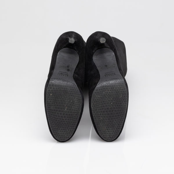 Black Tall Stiletto Boot | Size 8
