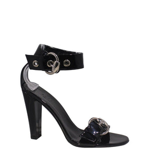 Gucci | Sand Pelle Nero Patent heels Sz 7B