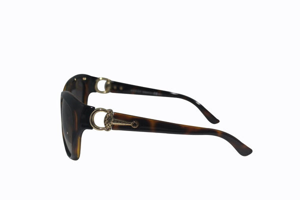 Gucci | Women's Brown Havana Gg 3711/S Cat Eye Sunglasses