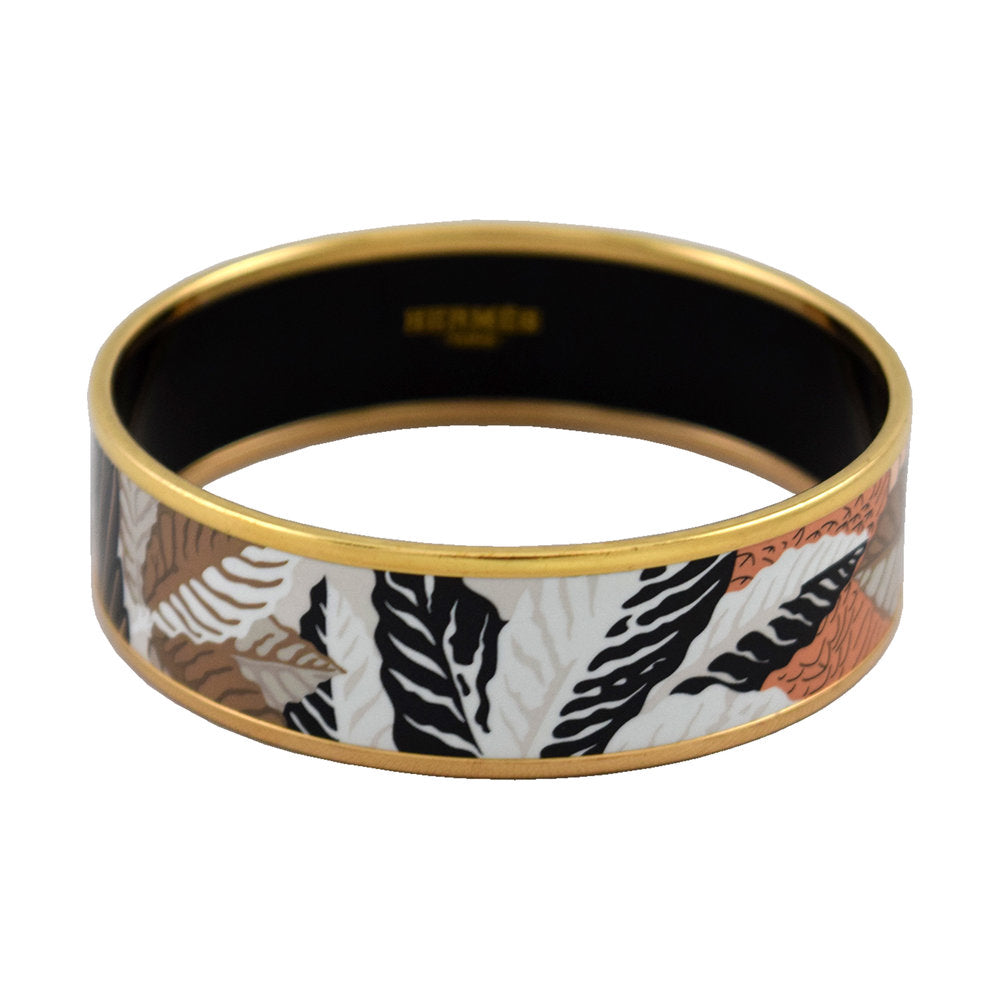 Enamel and Gold Bangle